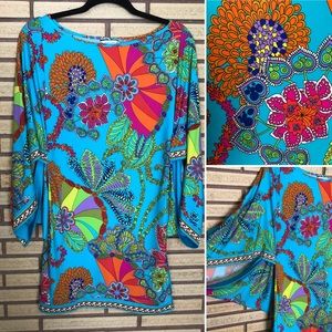 Trina Turk Tunic Top Mini Dress -  Bust 34 - 38
